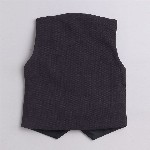 BAESD Boys V-Neck Single-Breasted 3-Piece Party Suit