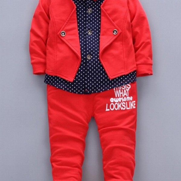 Hikuj Boys 2-Piece Coat & Pant Suit Set