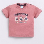 Dollar Boys Printed Round Neck Short Sleeves T-Shirt With Shorts