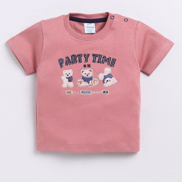 Dollar Boys Printed Round Neck Short Sleeves T-Shirt With Shorts