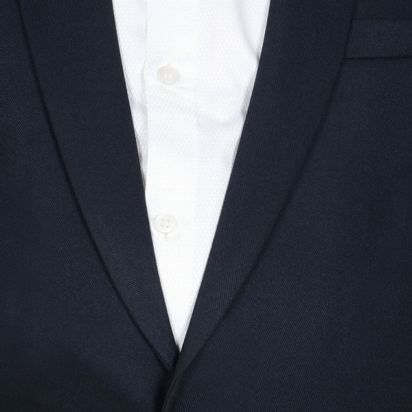 SG YUVRAJ Boys Navy-Blue Solid Regular-Fit Single-Breasted Blazer