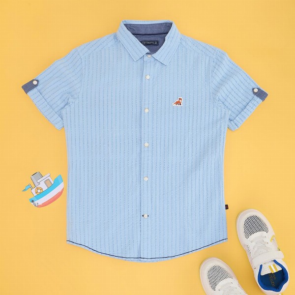 Pantaloons Junior Boys Opaque Party Shirt