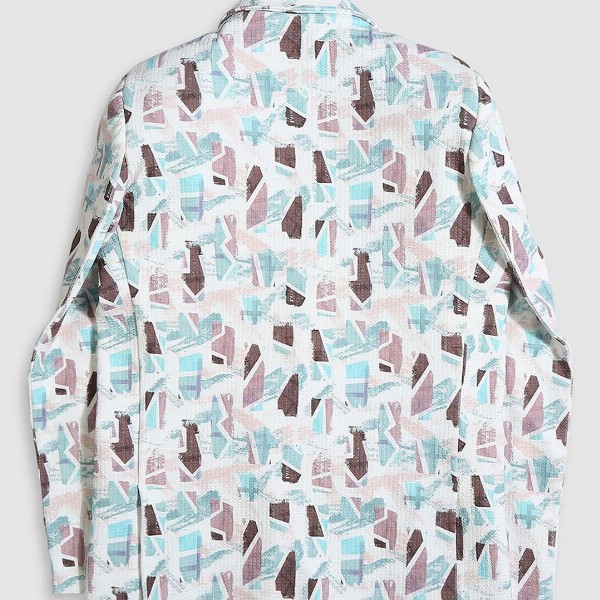 CAVIO Boys Printed Pure Cotton Single-Breasted Blazer With Crew-Neck T-Shirt