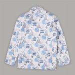 CAVIO Boys Printed Pure Cotton Single Breasted Blazer With T-Shirt