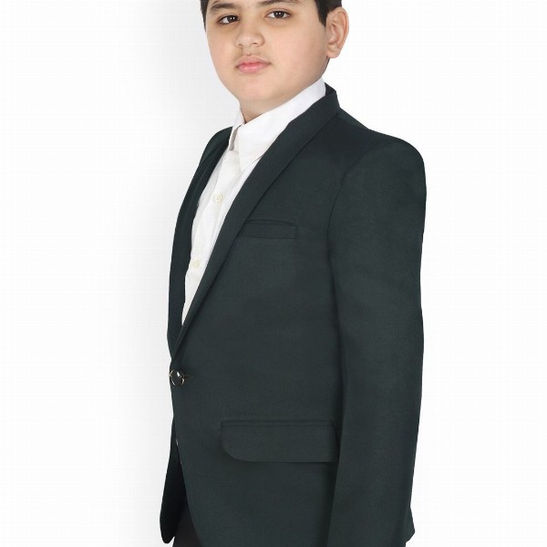 SG YUVRAJ Boys Shawl Collar Single Breasted Blazer