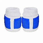 Neska Moda 3 To 12 Months Baby Boys & Baby Girls Cute Soft Cotton Pre-Walker Rabbit Face Booties (Toe to Heel Length - 12 cm, Blue)