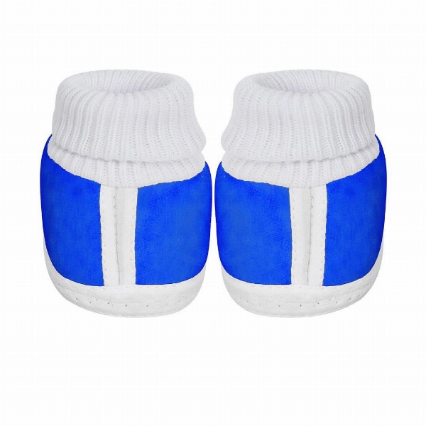 Neska Moda 3 To 12 Months Baby Boys & Baby Girls Cute Soft Cotton Pre-Walker Rabbit Face Booties (Toe to Heel Length - 12 cm, Blue)