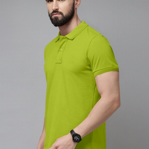 Metronaut Men Polo Collar Pockets Slim Fit T-shirt
