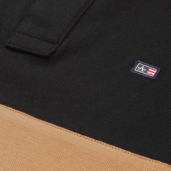 Arrow Colourblocked Polo Collar T-shirt