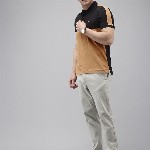 Arrow Colourblocked Polo Collar T-shirt