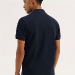 United Colors of Benetton Men Striped Polo Collar Cotton Relaxed Fit T-shirt