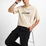 NOBERO Men Printed Oversized Fit T-shirt