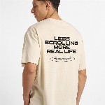 NOBERO Men Printed Oversized Fit T-shirt