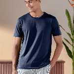DAMENSCH Ultralight Basic Crew Pure Cotton Lounge T-Shirts