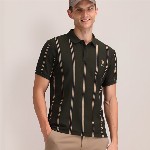 U.S. Polo Assn. Men Striped Cotton Slim Fit T-shirt
