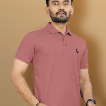 VeBNoR Men Solid Polo Collar T-shirt