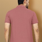 VeBNoR Men Solid Polo Collar T-shirt