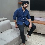 Louis Philippe Jeans Men Navy Blue Regular Fit Solid Casual Shirt