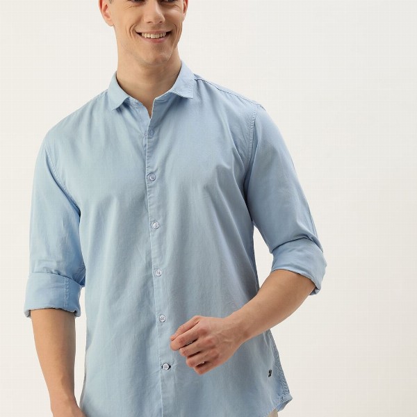 Mast & Harbour Men Standard Opaque Pure Cotton Casual Shirt