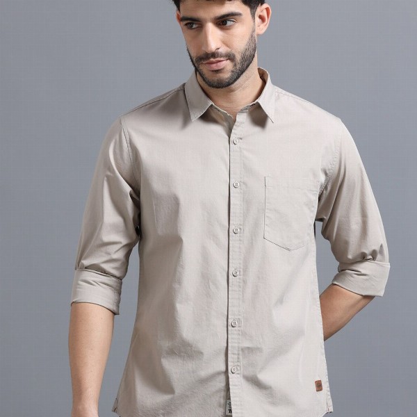 The Roadster Lifestyle Co Cotton Full Sleeve Shirts