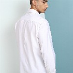 HIGHLANDER Regular Fit Button Down Collar Full Sleeve Satin Shirt