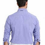 RARE RABBIT Men Comfort Spread Collar Solid Cotton Casual Shirt