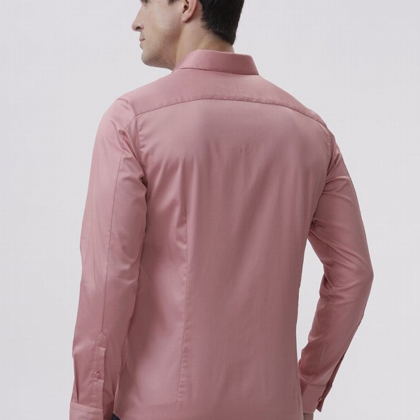 The Collection Men Classic Slim Fit Opaque Casual Shirt