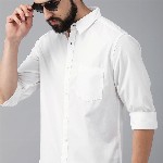 Roadster Men White Casual Shirt