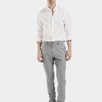 The Collection Spread Collar Long Sleeves Classic Slim Fit Cotton Shirt