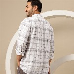 Sztori Plus Size Cotton Checked Casual Shirt