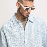 THE BEAR HOUSE Relaxed Opaque Striped Casual Shirt