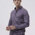 The Collection Men Classic Slim Fit Opaque Casual Shirt