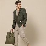 Mr Bowerbird Men 2SB Standard Patch Pocket Tweed Blazers
