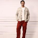 Mr Bowerbird Single-Breasted Tailored Fit Blazer with Shoulder Tabs