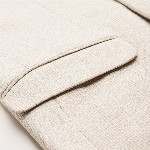 INVICTUS Checked Peaked Lapel Double-Breasted Slim Fit Blazer