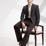 INVICTUS Checked Slim Fit Single-Breasted Smart Casual Blazer