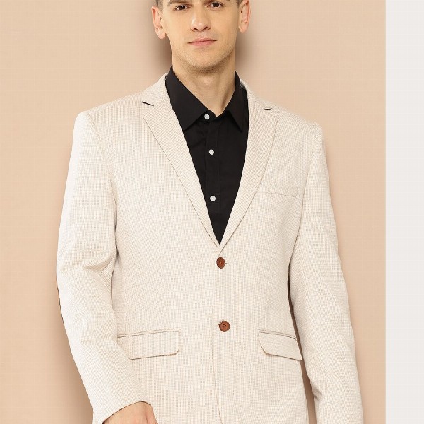 INVICTUS Single-Breasted Slim Fit Smart Casual Blazer
