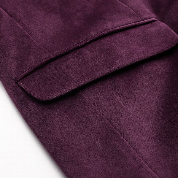 INVICTUS Velvet Finish Slim Fit Blazer