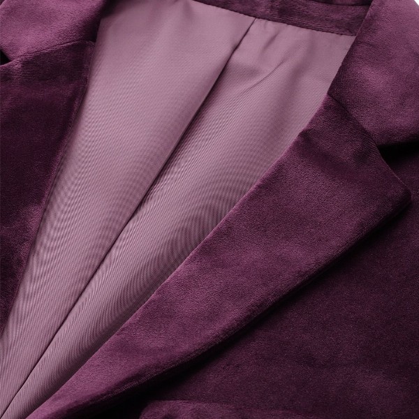 INVICTUS Velvet Finish Slim Fit Blazer