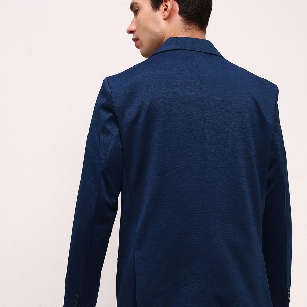 SHOWOFF Slim-Fit Single-Breasted Cotton Blazer
