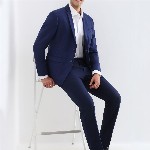 Allen Solly Checked Slim Fit Single-Breasted Blazer