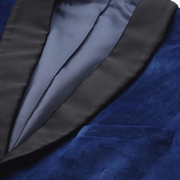 INVICTUS Slim Fit Velvet Single-Breasted Blazers