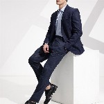 INVICTUS Notched Lapel Checked Single-Breasted Slim Fit Smart Casual Blazer