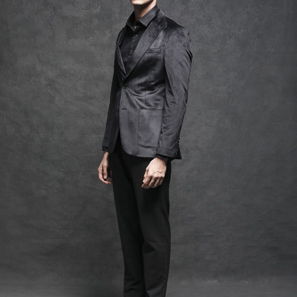 RARE RABBIT Men Mazey Tailored Fit Solid Single-Breasted Blazer