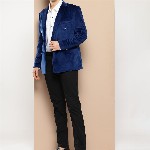 INVICTUS Peaked Lapel Double-Breasted Slim Fit Party Blazer
