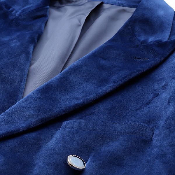 INVICTUS Peaked Lapel Double-Breasted Slim Fit Party Blazer