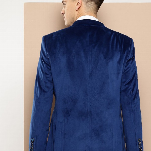 INVICTUS Peaked Lapel Double-Breasted Slim Fit Party Blazer