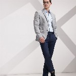 INVICTUS Single-Breasted Slim Fit Single-Breasted Semiformal Blazer