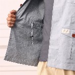 Mr Bowerbird Redloop Power Blazers Single-Breasted Tailored Fit Blazer with Shoulder Tabs