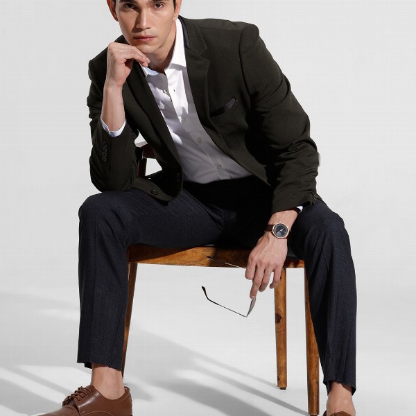 INVICTUS Single-Breasted Blazer